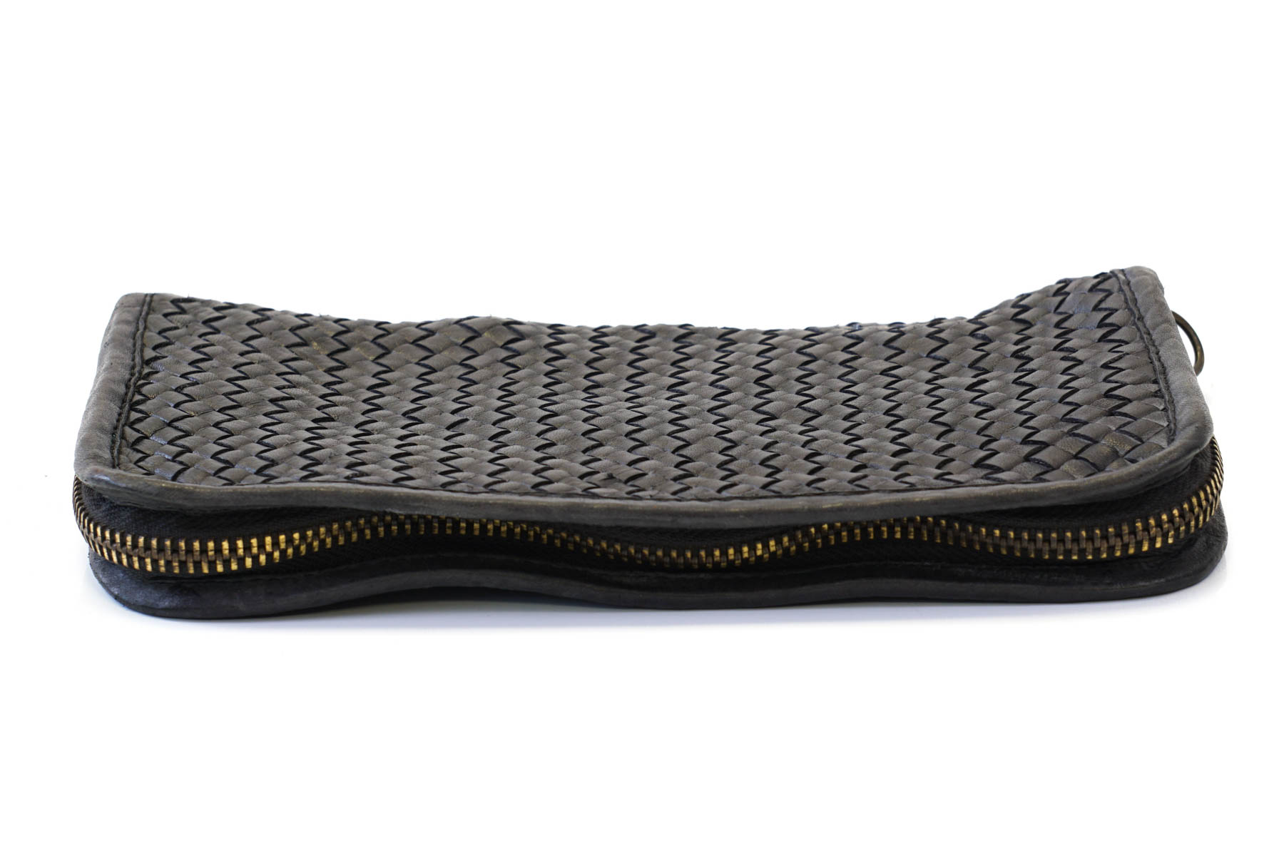 Smulkaus pynimo odinė Itališka rankų darbo piniginė