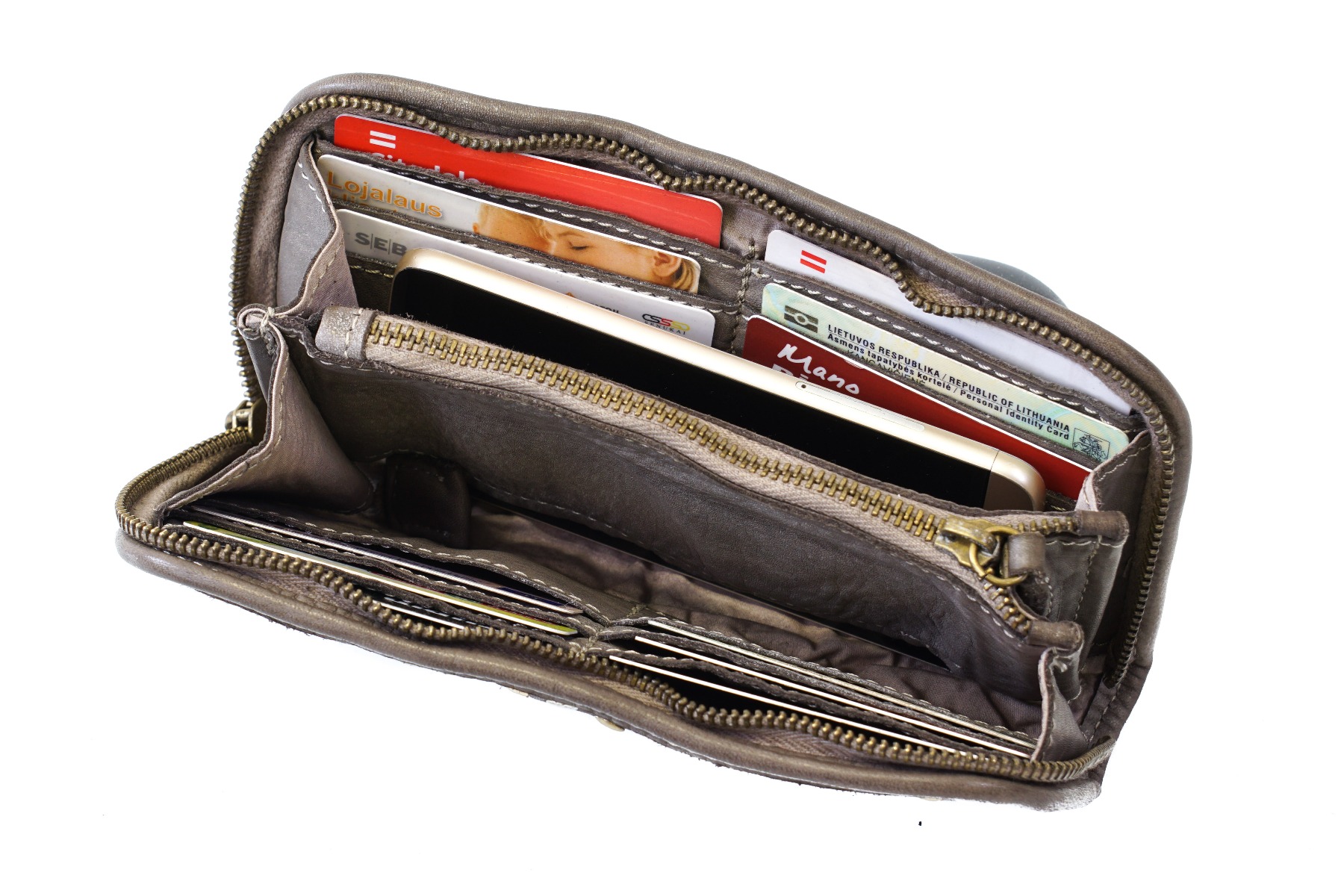 Pintos odos vintažinė piniginė