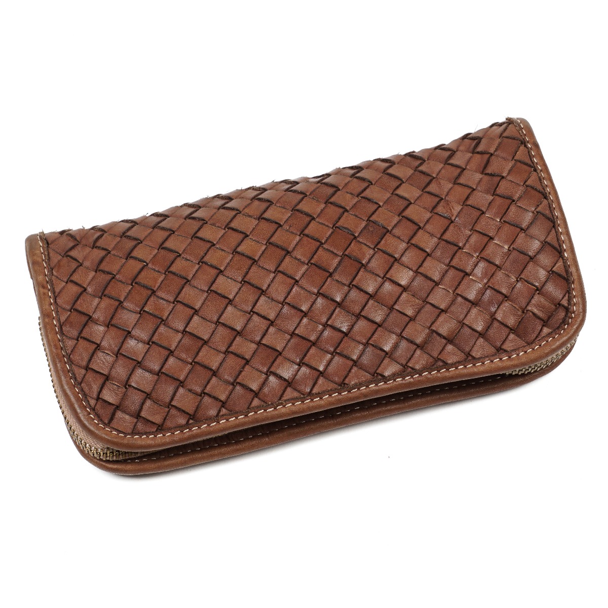 Itališka odinė piniginė - rusvos spalvos