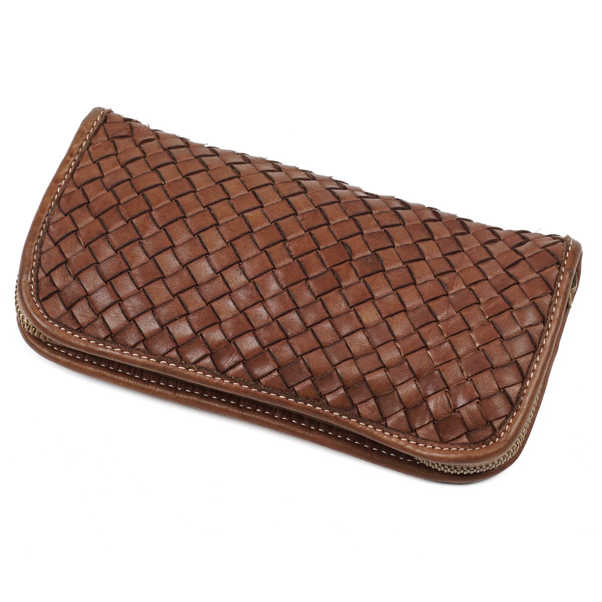 Itališka odinė piniginė - rusvos spalvos