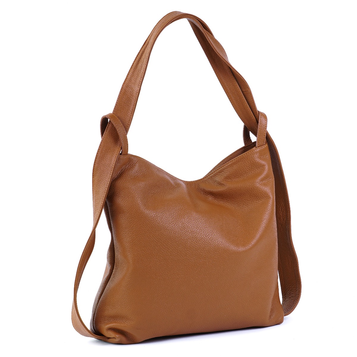 Odinė itališka rankinė - kuprinė