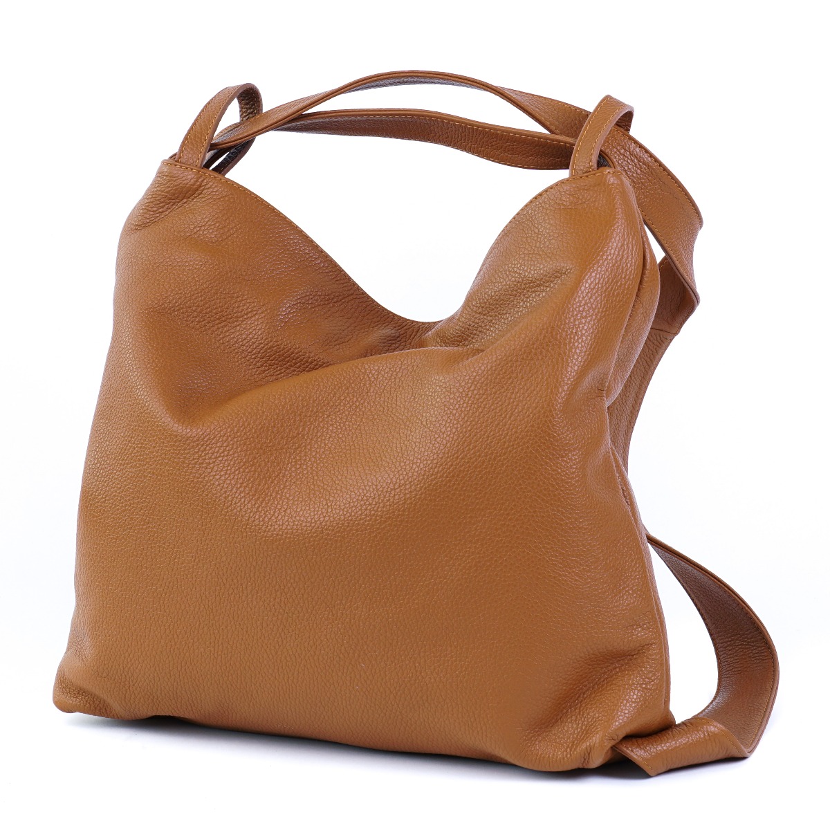 Odinė itališka rankinė - kuprinė