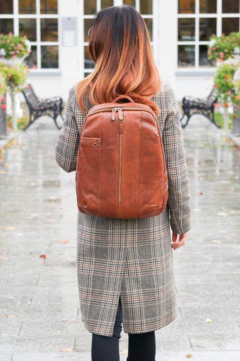 Premium klasės odos vyriška kuprinė 