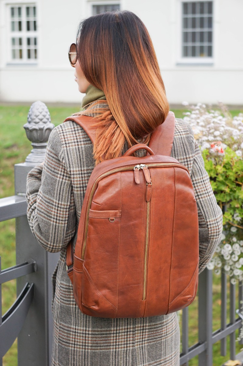 Premium klasės odos vyriška kuprinė 