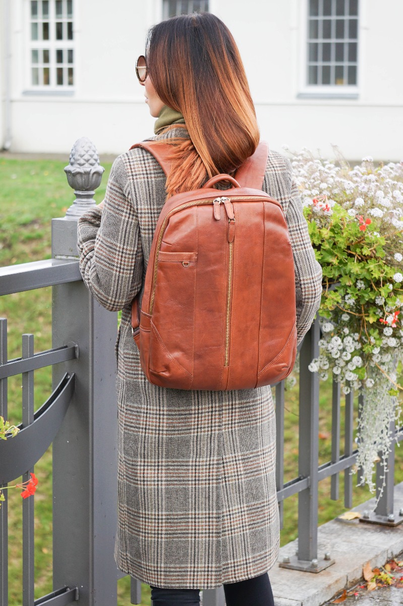 Premium klasės odos vyriška kuprinė 