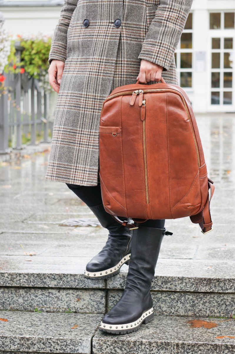 Premium klasės odos vyriška kuprinė 