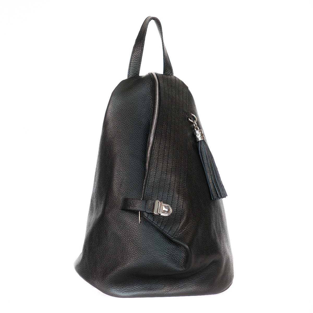 Juoda Itališka natūralios odos kuprinė