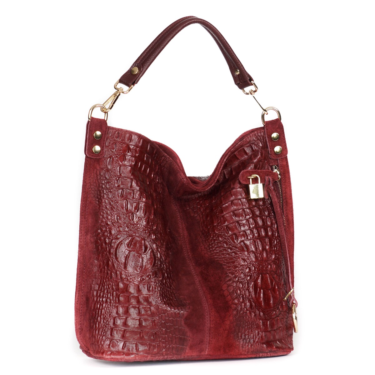 Burgundiška verstos odos rankinė kiekvienai dienai