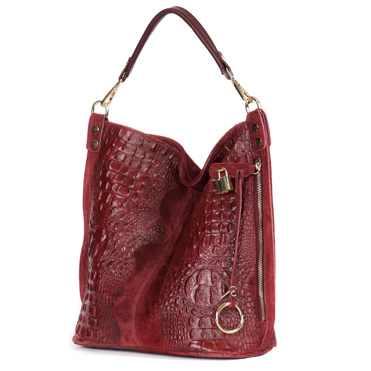 Burgundiška verstos odos rankinė kiekvienai dienai