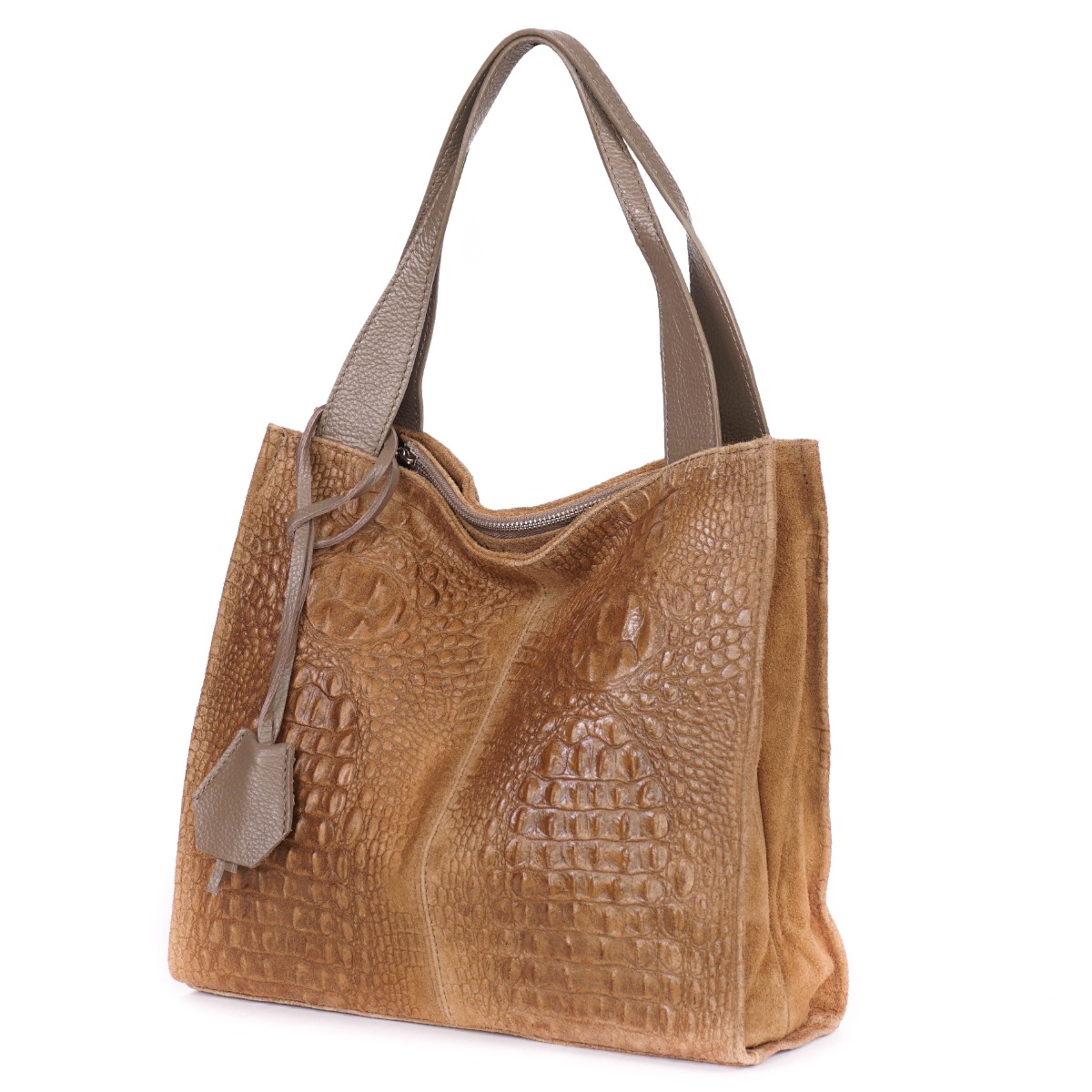 Elegantiška natūralios verstos odos moteriška rankinė