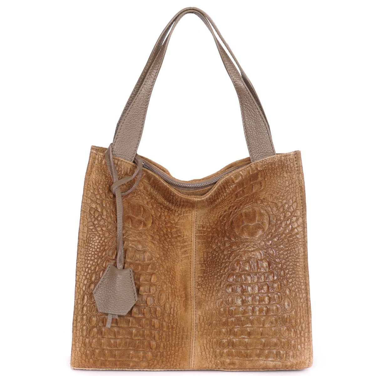 Elegantiška natūralios verstos odos moteriška rankinė