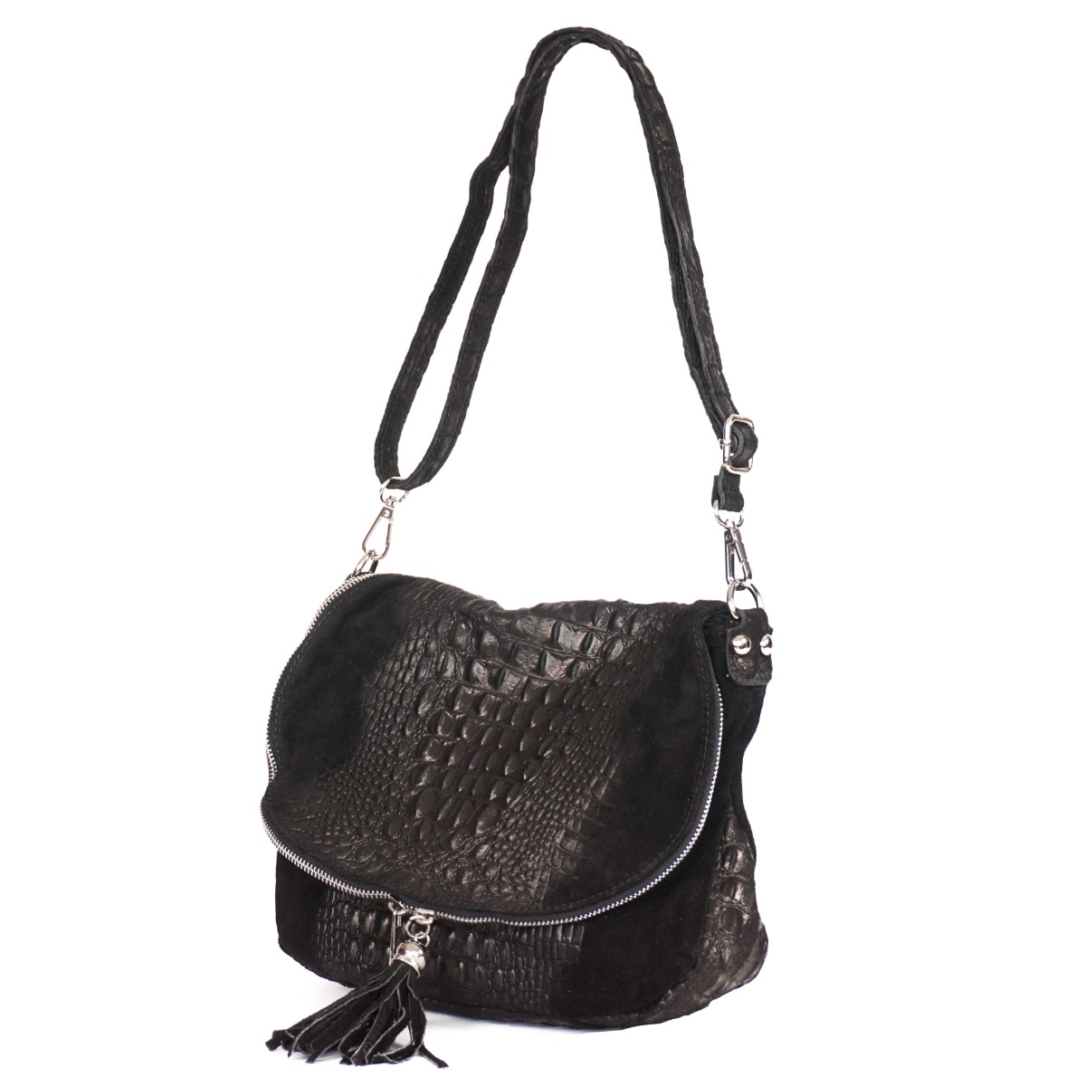 Verstos odos rankinė juodos spalvos laisvalaikiui