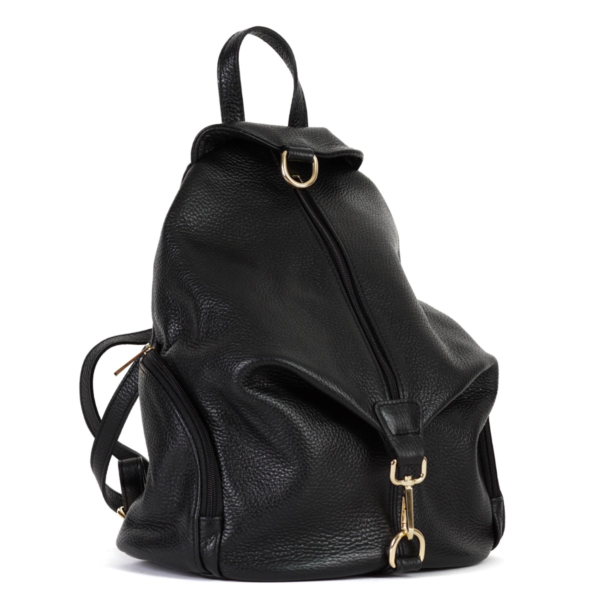 Natūralios tekstūrinės odos kuprinė 