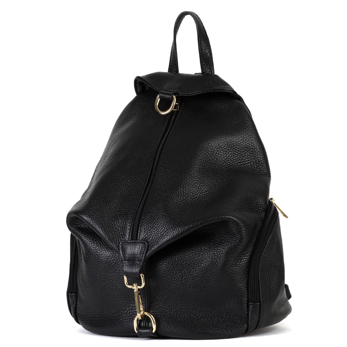 Natūralios tekstūrinės odos kuprinė 