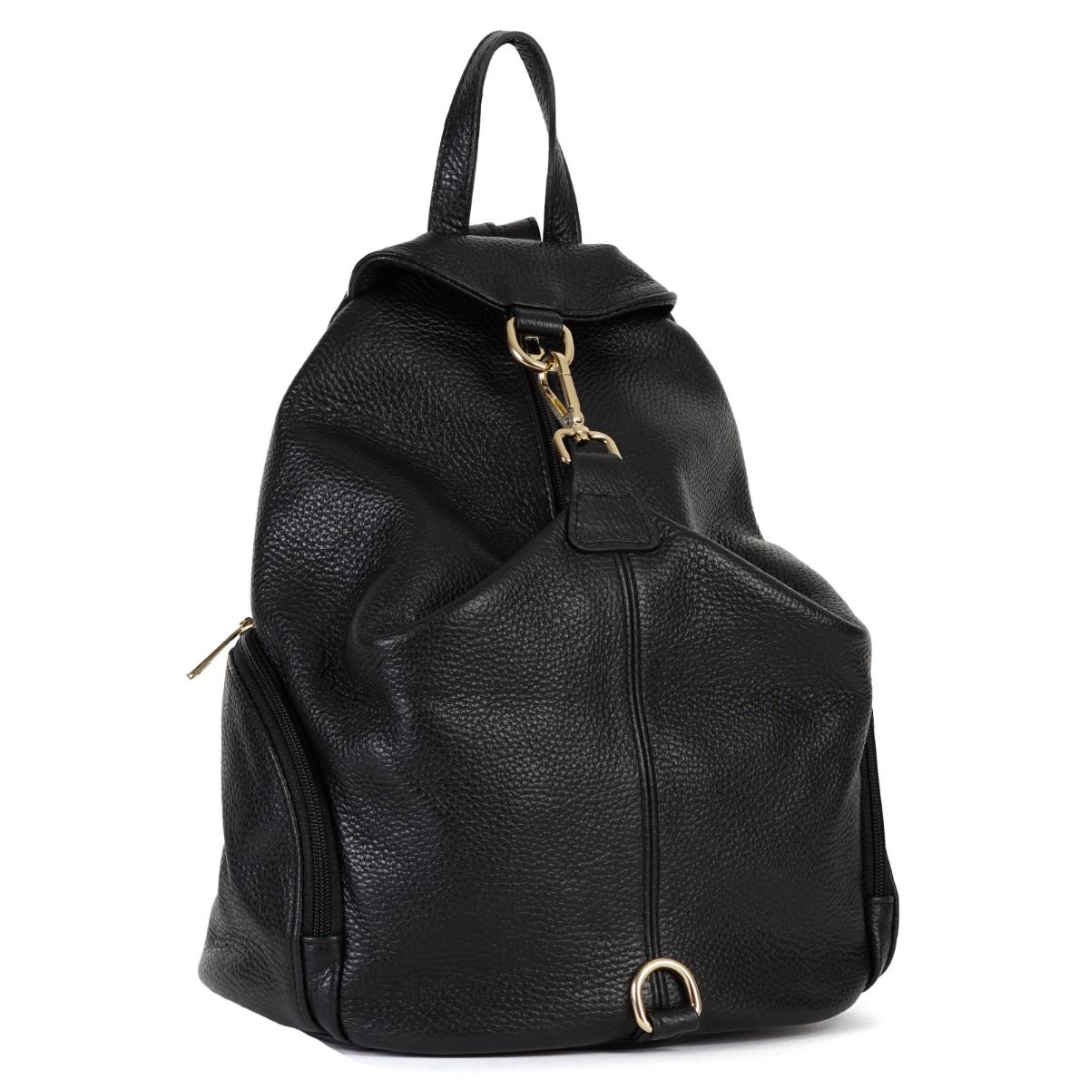 Natūralios tekstūrinės odos kuprinė 