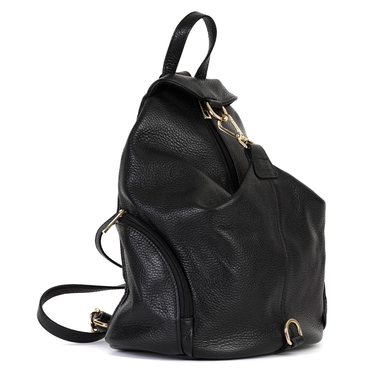 Natūralios tekstūrinės odos kuprinė 