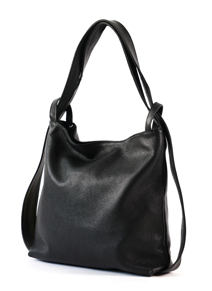 Odinė itališka rankinė - kuprinė