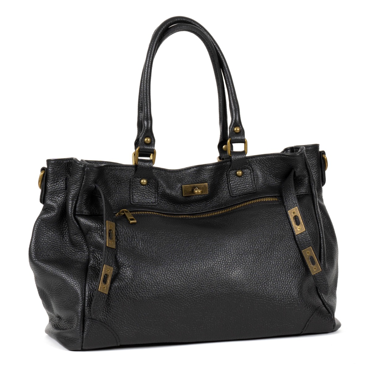 Juoda natūralios odos rankinė kiekvienai progai