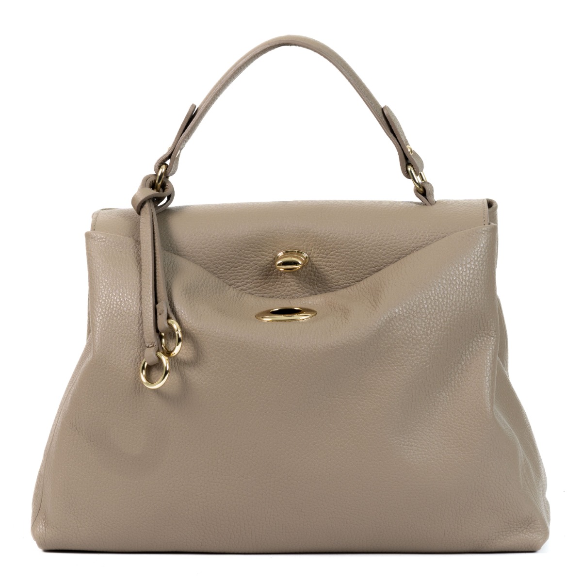 Elegantiška rankinė su aukso spalvos detalėmis