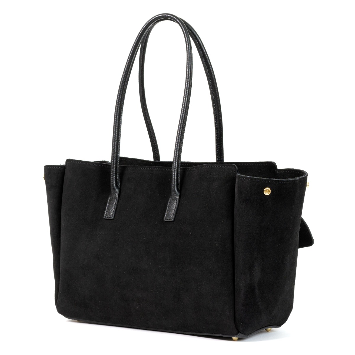 Prabangi versto odos rankinė su auksiniais akcentais