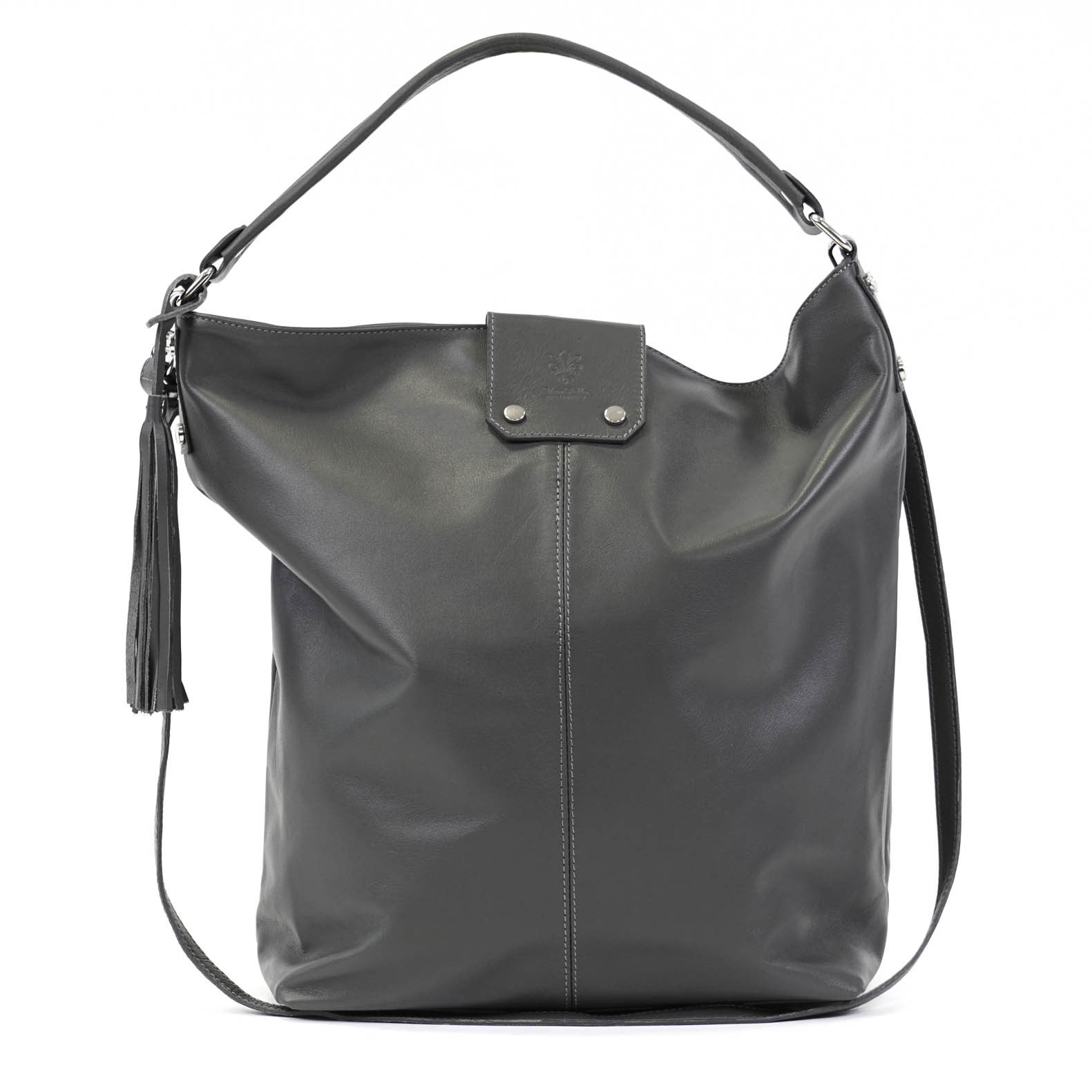 Minkštos Itališkos odos pilka rankinė